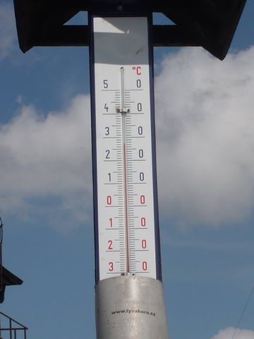 teplomer na Lys hore 28C