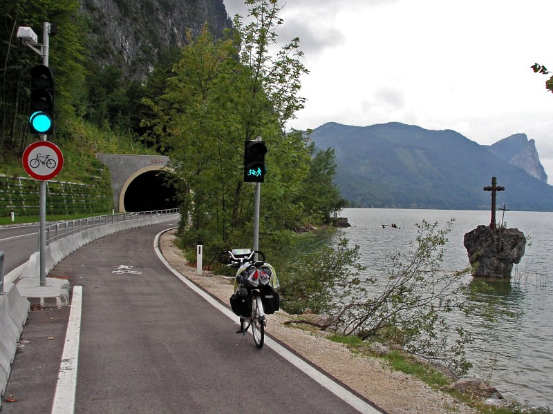 Cyklostezka kolem jezera Mondsee